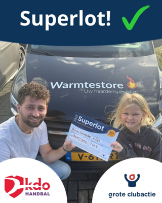 KDO zit er nóg warmer bij door koop superlot Warmtestore!